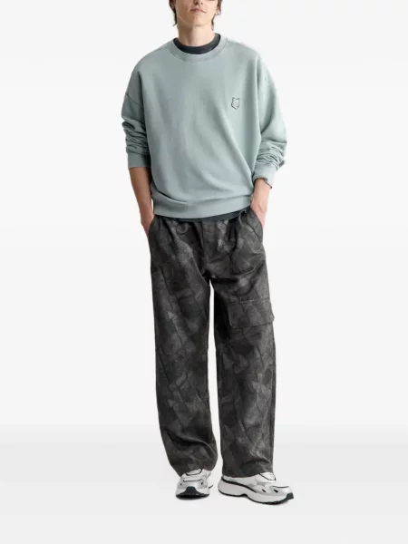 Pulover Maison Kitsune albastru