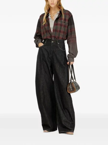 Blugi cu picior larg Diesel negru