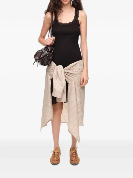 Top Bimba Y Lola cu bretele negru