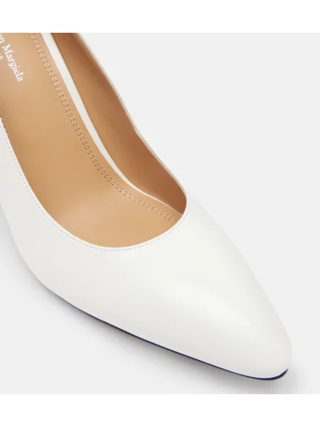 Pantofi cu toc Maison Margiela din piele alb
