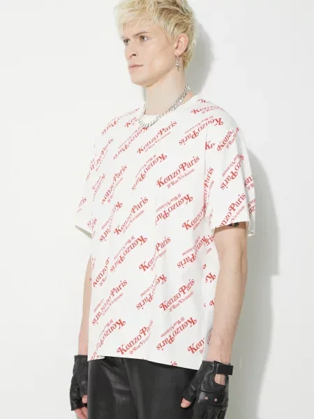 Kenzo férfi póló by Verdy Oversize T-Shirt fehér