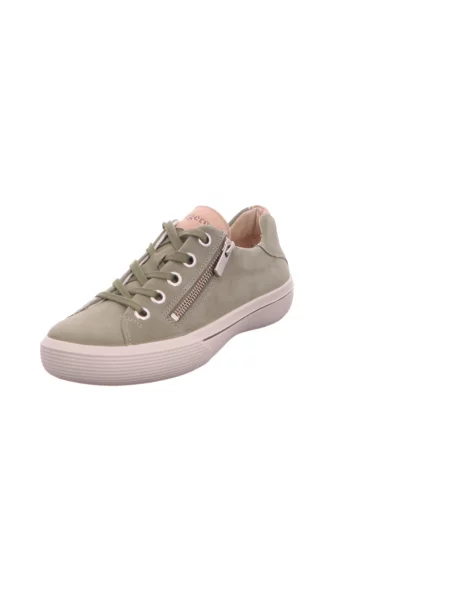 Sneakersy Superfit skórzane zielone