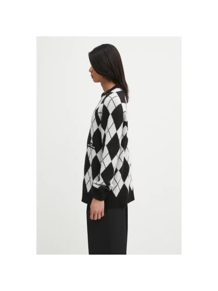 Undercover sweter z dodatkiem wełny Sweater czarny