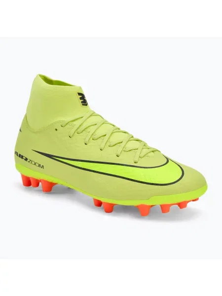 Ghete de fotbal pentru bărbați Nike Mercurial Superfly 10 Academy AG limelight/hyper crimson/volt