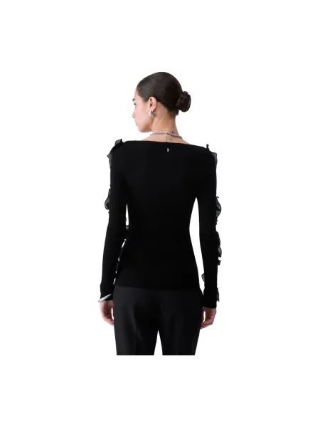 Sweter Liu Jo wełniany czarny