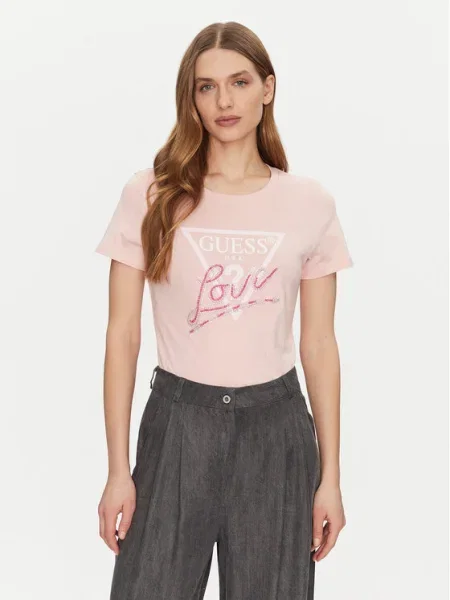 Guess Tricou roz