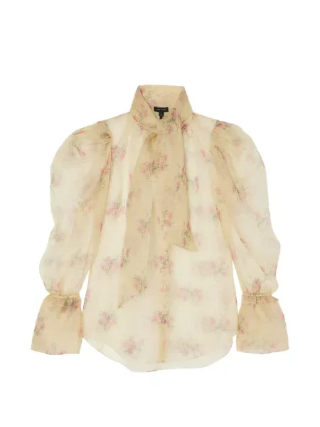 Bluză Marc Jacobs cu model floral din organza