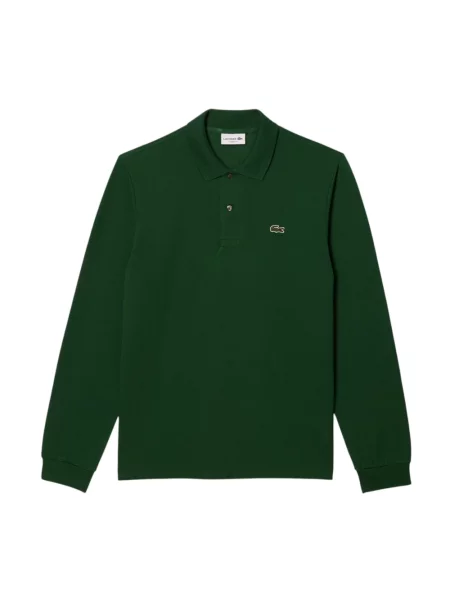 Lacoste longsleeve gładki zielony