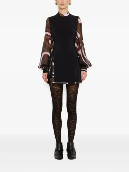 Rochie Pucci cu imagine negru