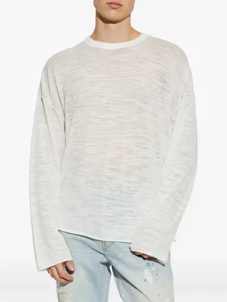 Lung tricou Represent alb
