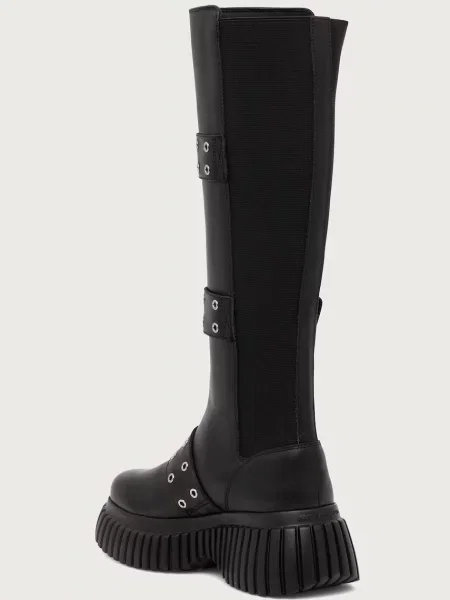 Кожаные сапоги Karl Lagerfeld