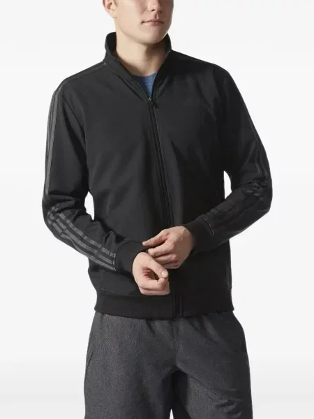 Strečové vícebarevný polotričko Adidas s autogramem šedé