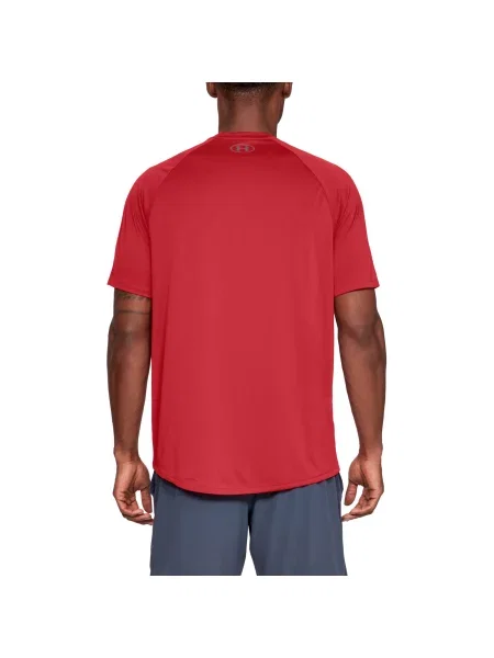 Tricou Under Armour Tech SS Tee Red/ Graphite XXL roșu