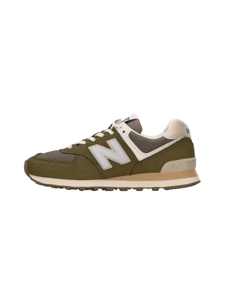 Sneakerși New Balance 574 alb