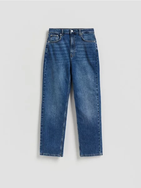 Reserved Blugi straight leg albastru