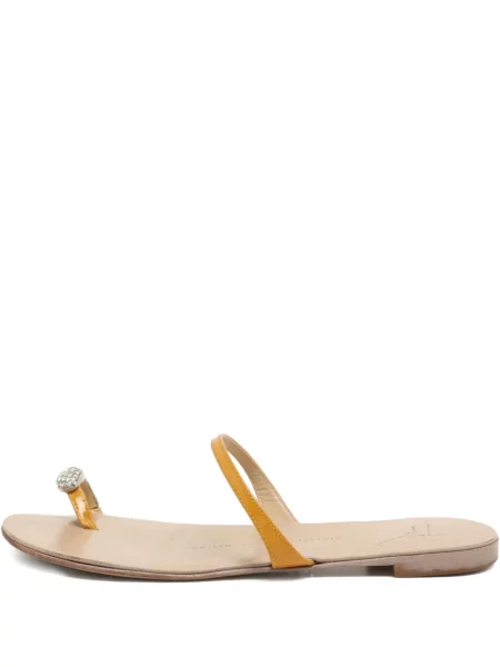 Sandale Giuseppe Zanotti din piele galben