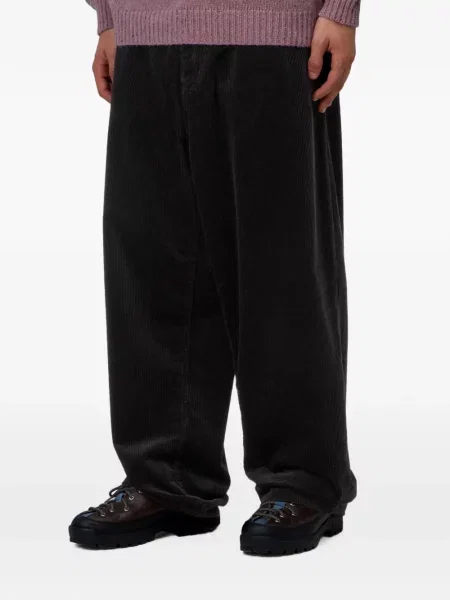Παντελόνι Carhartt Wip κοτλέ μαύρο