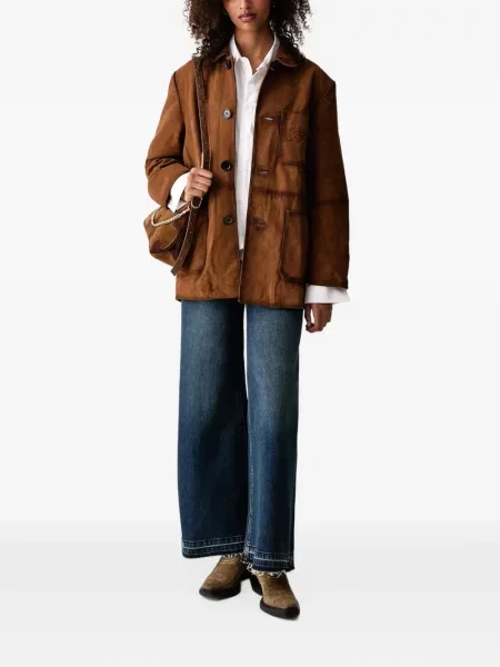 Odinė striukė Zadig&voltaire ruda