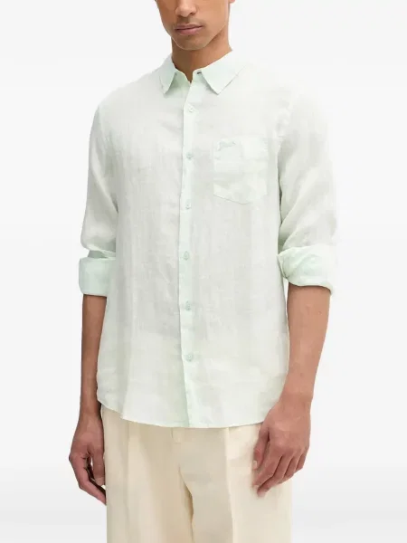 Cămașă Guess de in verde