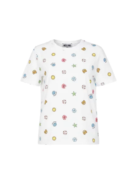 Koszulka Moschino biała