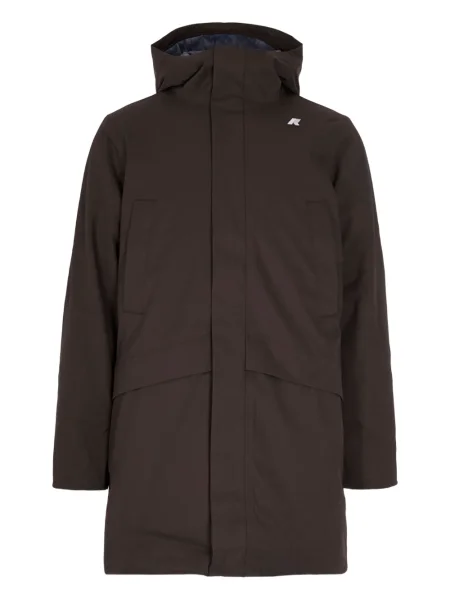 Kabát K-way s kapucí zelený