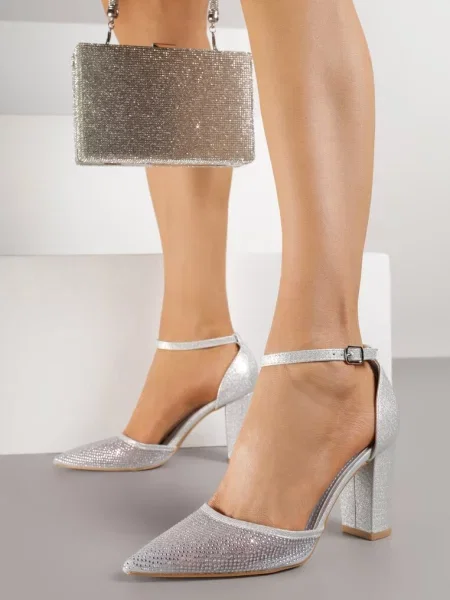 Pantofi cu Myriani argintii
