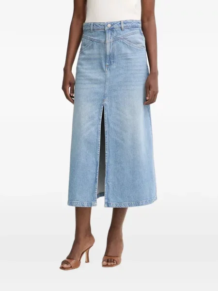 Fustă din denim Silvian Heach albastru