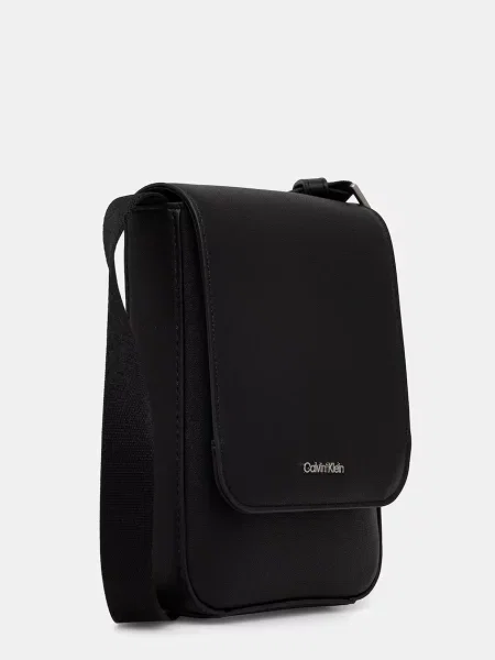 Calvin Klein Torbica za okrog pasu Raised Phone Crossbody črna
