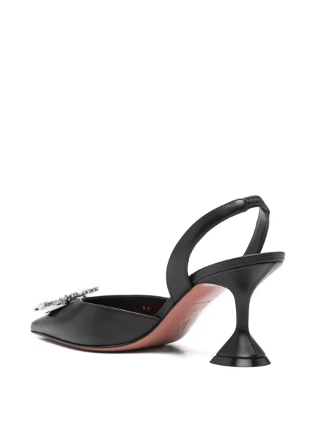 Pantofi cu toc Amina Muaddi negru