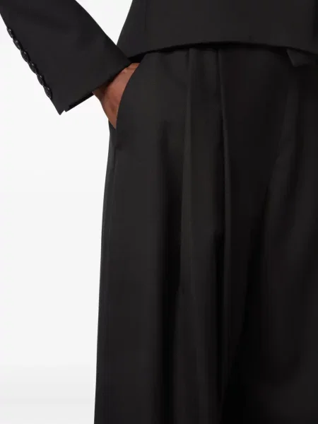 Πλισέ παντελόνι Nina Ricci μαύρο