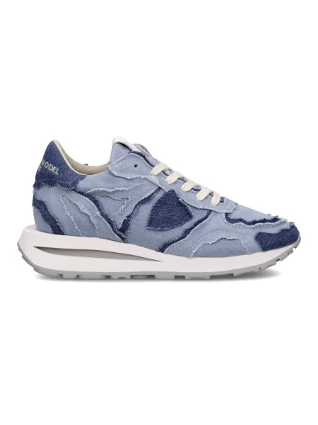 Buty do biegania Philippe Model skórzane do biegania niebieskie