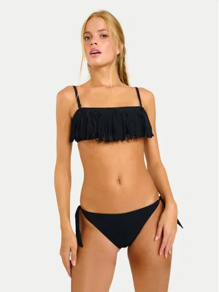 Banana Moon Μπικίνι πάνω μέρος Westo Fringes μαύρο
