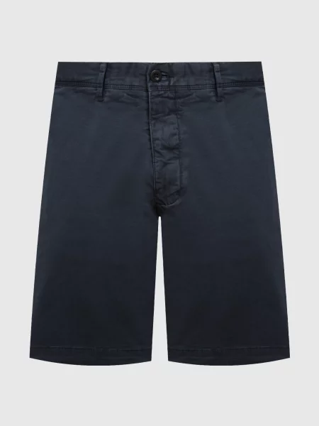 Шорти з вишивкою логотипа Incotex сині