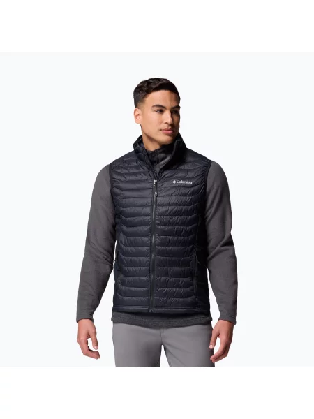 Vestă pentru bărbați Columbia Powder Pass Hybrid black negru