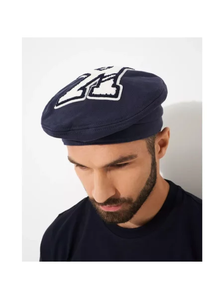 Czapka Kenzo wełniana z logo niebieska