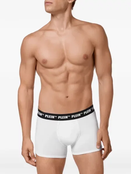 Boxeri Philipp Plein cu autograf alb