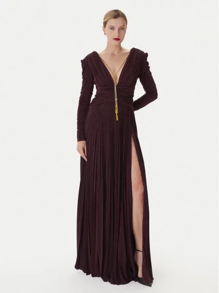 Elisabetta Franchi Вечірня сукня бордовий