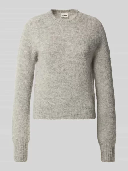 Sweter z dzianiny z prążkowanymi wykończeniami Drykorn