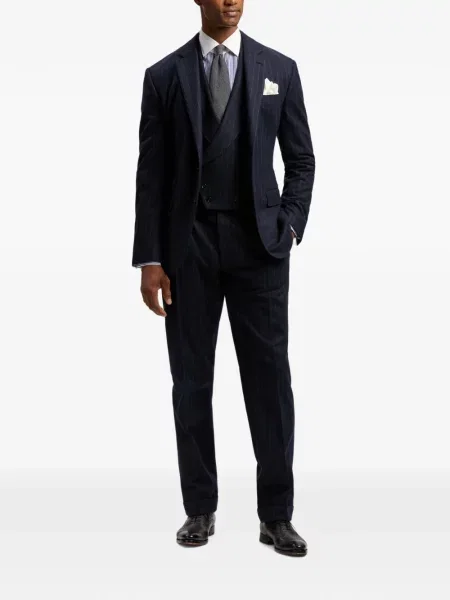 Costum Ralph Lauren Purple Label de lână albastru