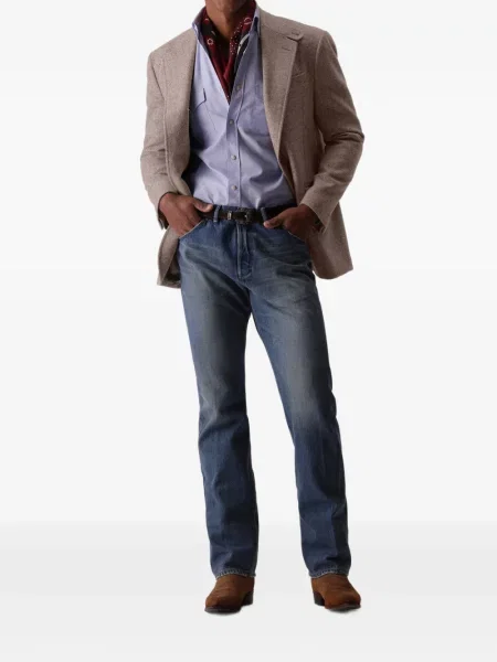 Sacou Fortela de lână cu model herringbone