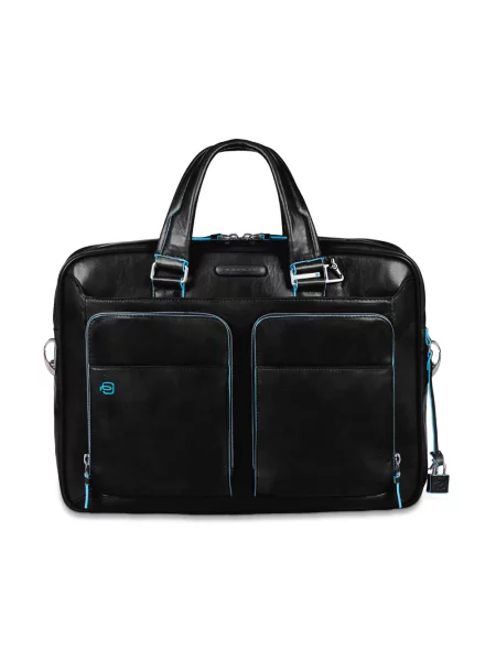 Torba na laptopa Piquadro czarna
