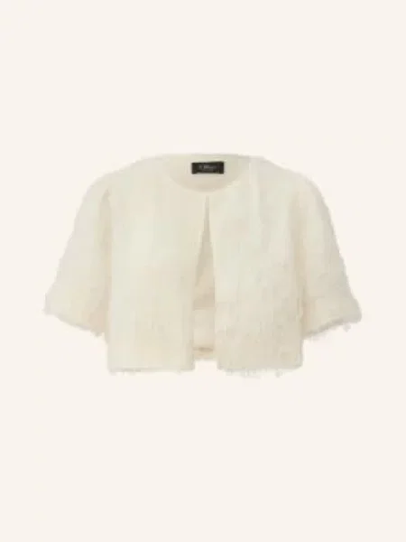 S.Oliver Black Label Bolero weiss beżowe