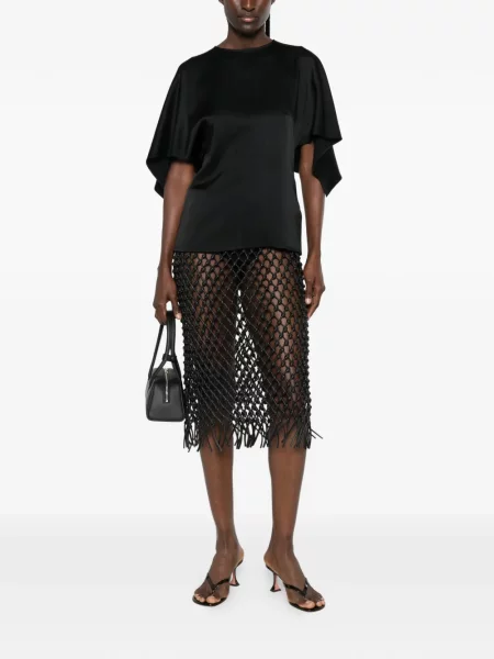 Top Stella Mccartney cu legături negru
