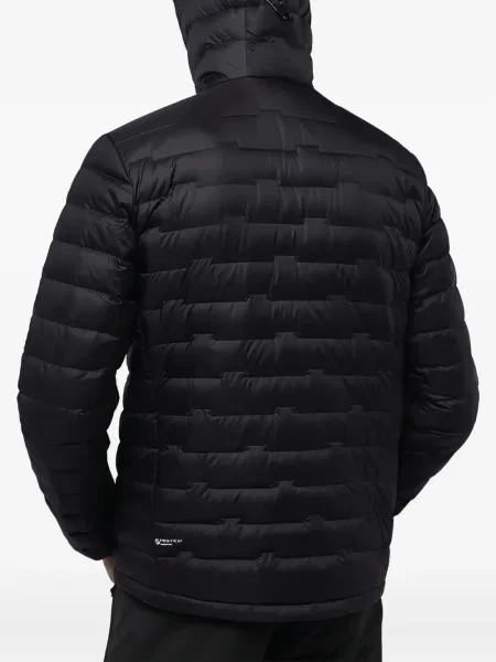 Geacă Jack Wolfskin cu glugă negru