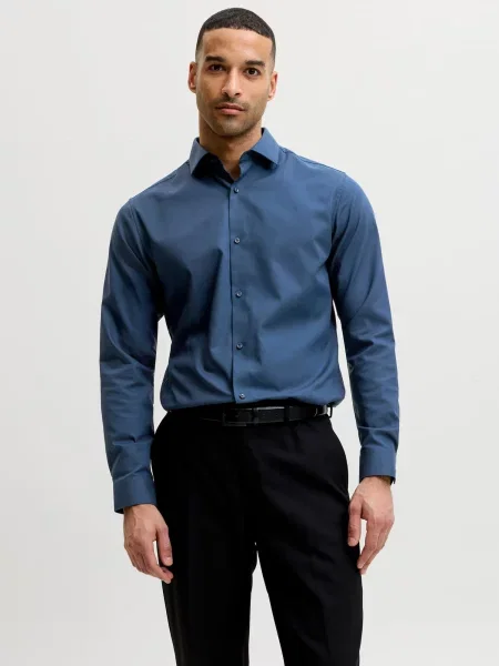 JACK & JONES Cămașă BLAPARKER bleumarin