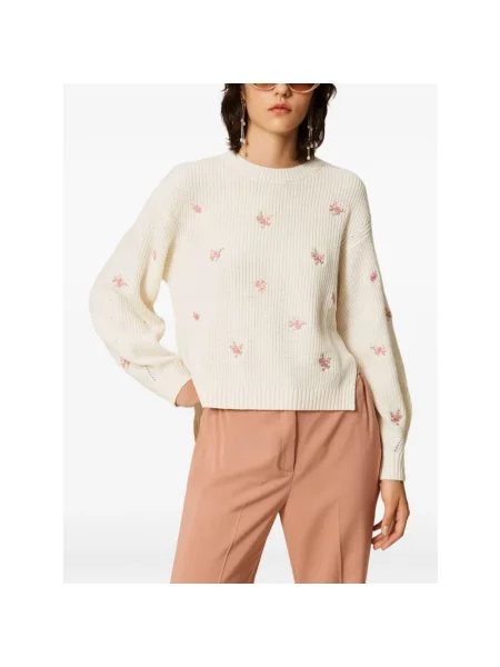 Sweter Twinset biały