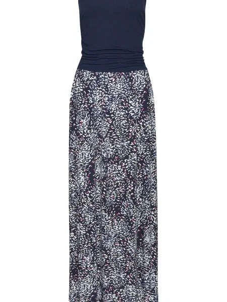 VIVANCE Poletna obleka modra / roza bela