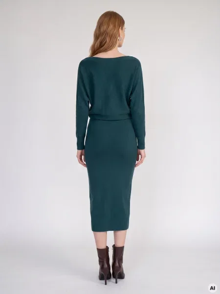 Midi haljina Orsay smeđa