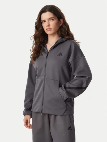 ADIDAS SPORTSWEAR Sportski gornji dio trenirke Z.N.E. tamo / crna siva