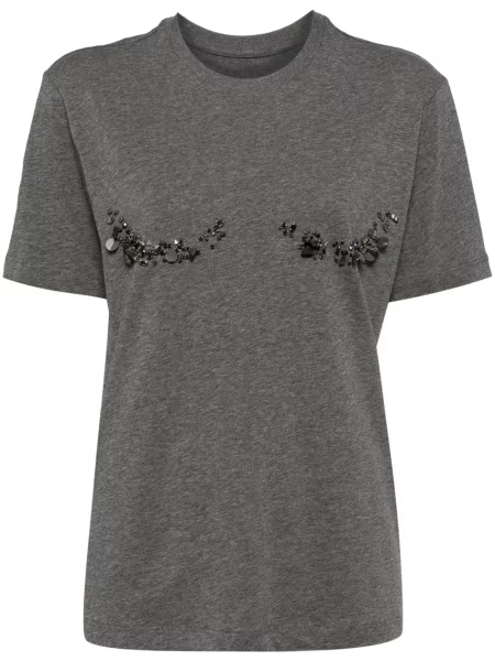 Tricou Jnby de cristal gri